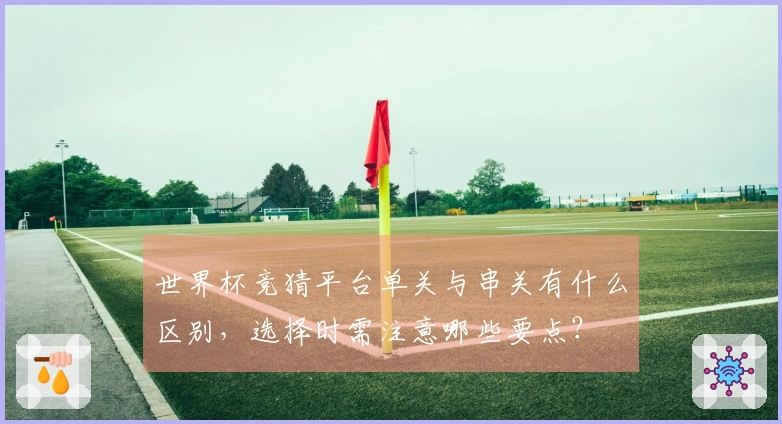 世界杯竞猜平台单关与串关有什么区别，选择时需注意哪些要点？